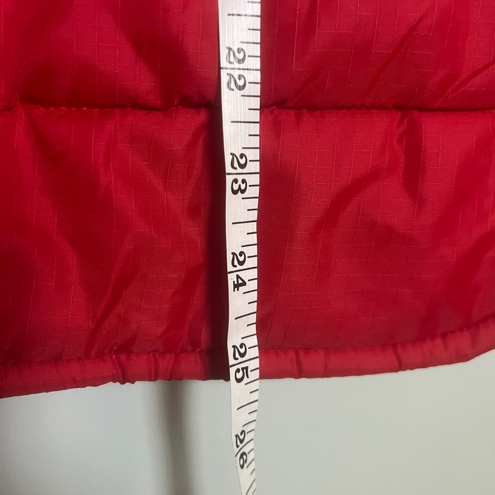 Red and Yellow Vintage Puffer Vest - Picture 3 of 3